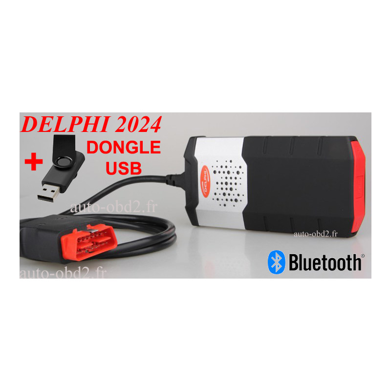 Delphi DS150e modèle 2024 français Bluetooth & USB
