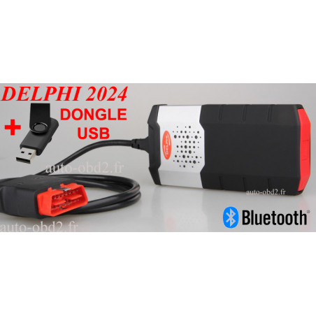 Delphi DS150e modèle 2024 français Bluetooth & USB