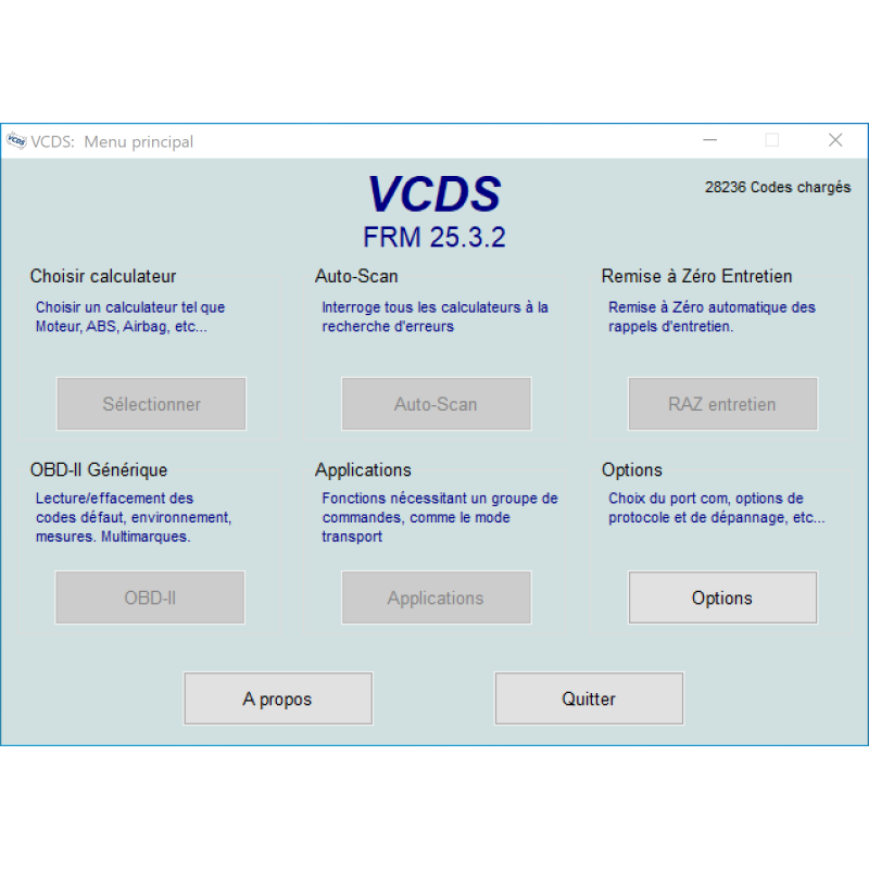 Logiciel VCDS 25.3 Français